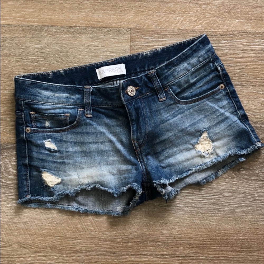 Express Denim Shorts